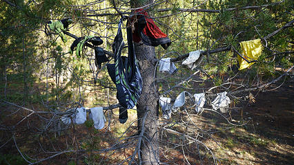 if we could only dry some clothes!