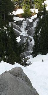 Waterfall from upper Hardscrabble