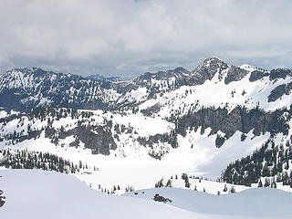 Gold Lake From East Shoulder Of Big Snow Mtn