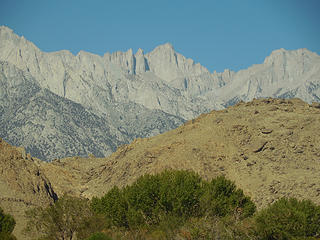 Classic Mt. Whitney photo from the Lone Pine Visitor Center