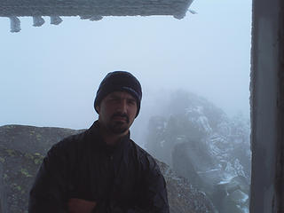 Me on the Lookout Tower on Mt. Pilchuck (9/29/07)