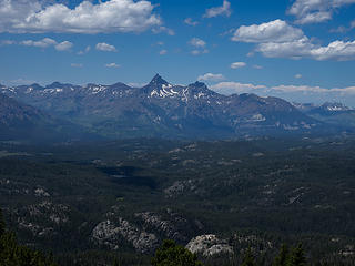 Pilot Peak and Index Peak from Clay Butte