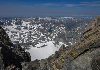 Looking west over the Continental Divide