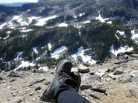Boot shot from the NW ridge