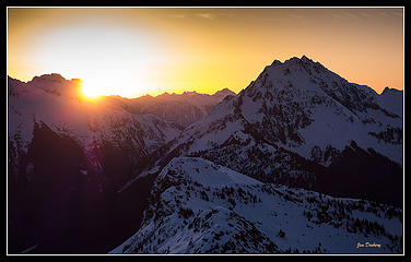 Sunrise Over North Cascades