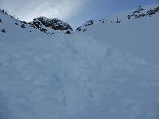Avalanches below Annette (Pt 5681)