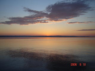Sunset at Kayak Point