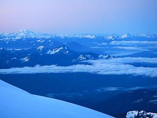 Glacier Peak And Clouds