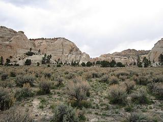 Navaho sandstone buttes