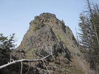 Rough terrain on east ridge of Johnson Mtn