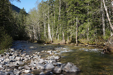 Skykomish River at the trailhead