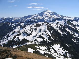 Glacier Peak from Red_ Black and Magenta