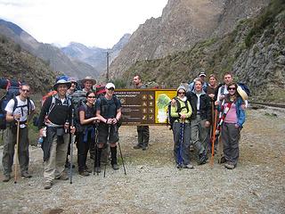 Inca Trail group