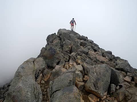 Tongariro summit rocks