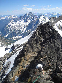 mount logan 7-2-06 ascending summit of logan