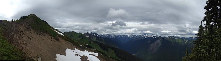 Panorama of Green Mountain and the North Cascades