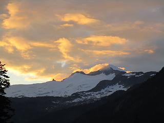 Sunset on Eldorado Peak
