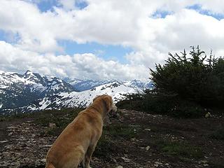 Summit Sadie on Hannegan Peak