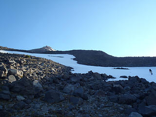 View Of Peak From High Camp