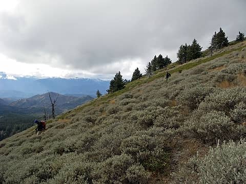 Steve and Get Out and Go on ridgeline highpoint.