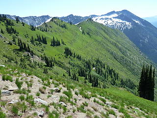 Typical terrain on the approach to Clark Mtn.