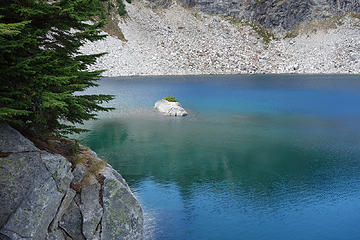Tiny island in Lake Minotaur