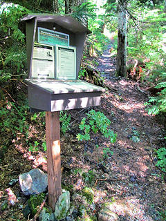 back country permit station