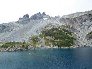 Chikamin Lake and Peak