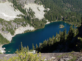Rock Lake as seen from ridge heading up to Panorama Lake 7.23.06.