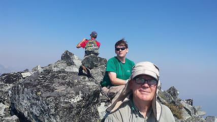 Mike, Craig, Chuck on Chikamin summit