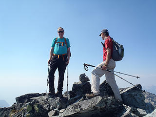 Paul & Chuck atop Chikamin