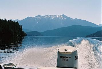 Ross Lake boat ride.