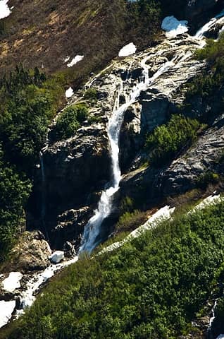 monster waterfall of colonial creek
