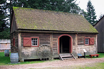 The Granary in Fort Nisqually.