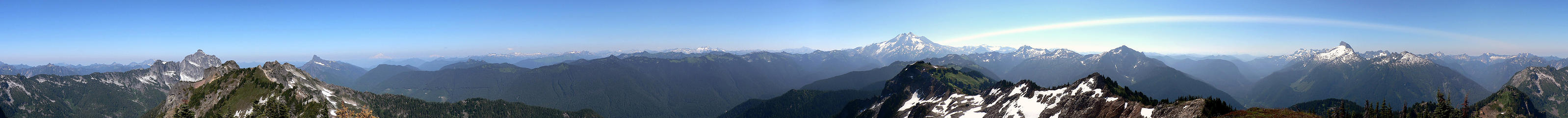Breccia Peak Panorama, taken 8.5.06 from the summit of Breccia Peak.