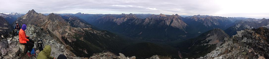 Graybeard summit panorama