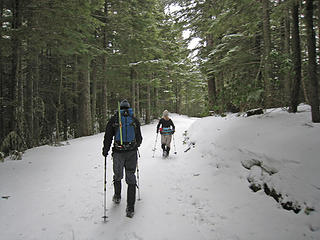 Serious backcountry route-finding to South summit