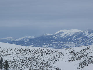 Chumstick Mtn (near end of ridge) and Sugarloaf Mtn (far end of ridge)