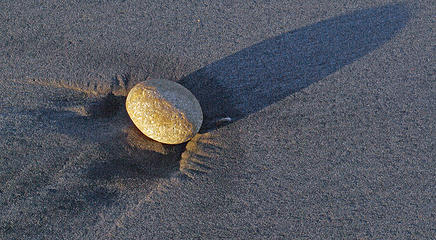 A rock and its shadow