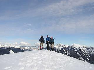 Jack, Jim and Barry on summit