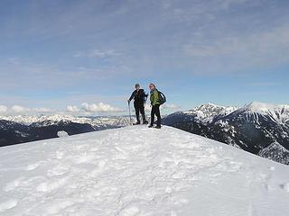 Fran and David on top of Lichtenberg