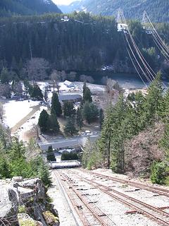 Incline Railway from top