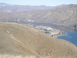 Keystone Ridge is a provisional name for the northeast ridge of Keystone Point; Entiat (center)