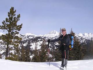 David with Mt. Stuart in background