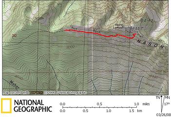 Nason Ridge W of Alpine Lookout