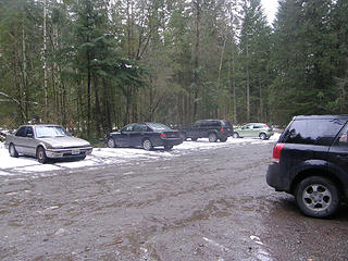 Si parking lot at end of hike.