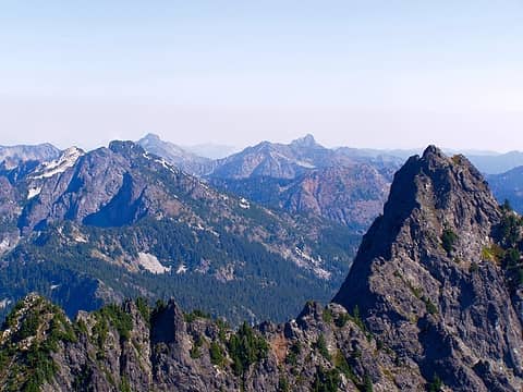 Snoqualmie Mt, Three Queens, Alta, Hibox and Chair Peak