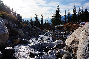 Crossing Sourdough Creek at about 5000ft