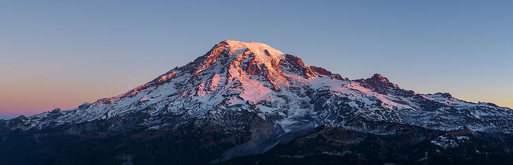 Mount Rainier at sunrise
