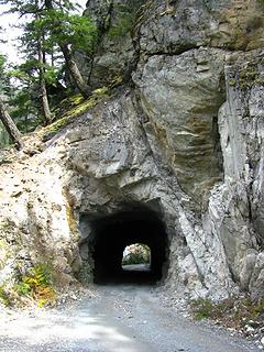 Tunnel looking toward powerhouse